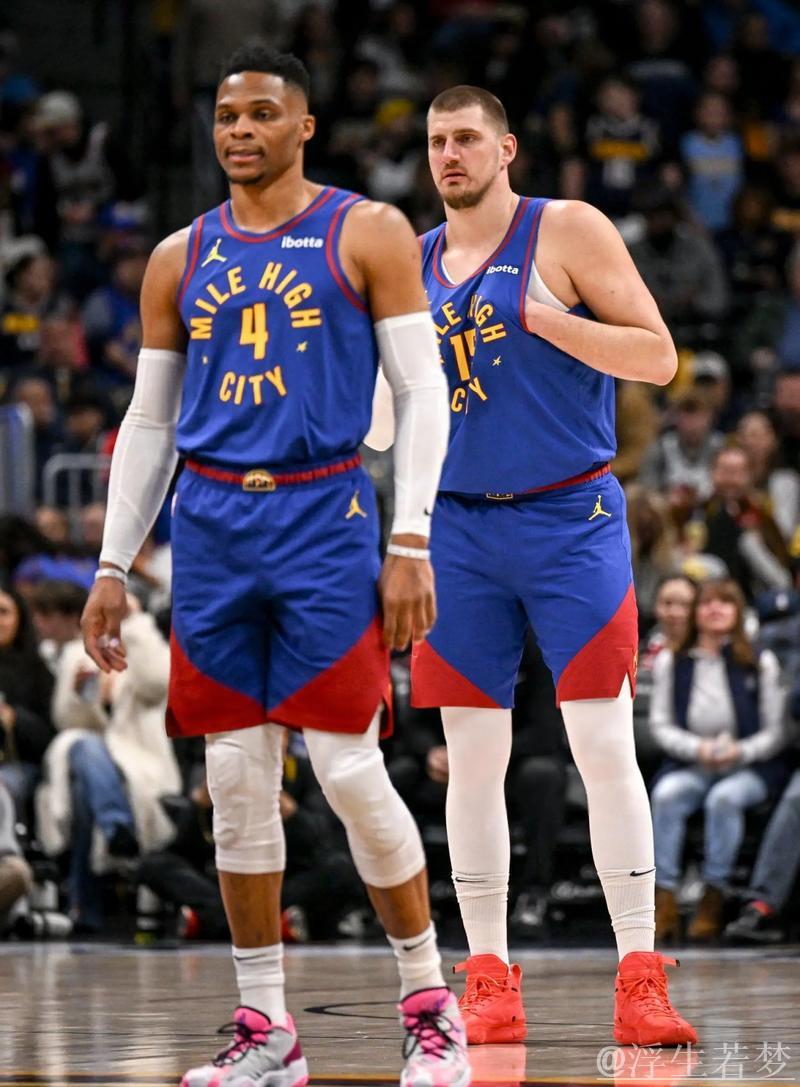 约基奇全能表现，威少达成双里程碑，掘金狂胜爵士36分